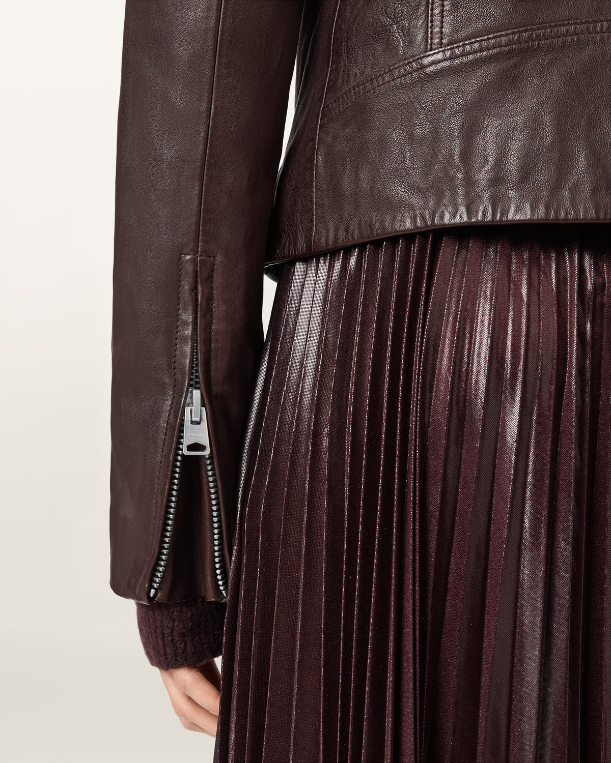 Black ג'קט עור לנשים Dalby ALLSAINTS