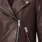 Dark Slate Gray ג'קט עור לנשים Dalby ALLSAINTS