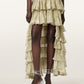 Antique White חצאית מקסי לנשים Cavarly ALLSAINTS