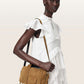 Lavender תיק צד לנשים Ares Compact Suede ALLSAINTS