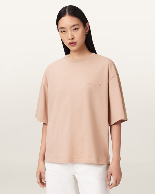 Seashell טי שירט קצרה לנשים Covenant Amelie Tee ALLSAINTS