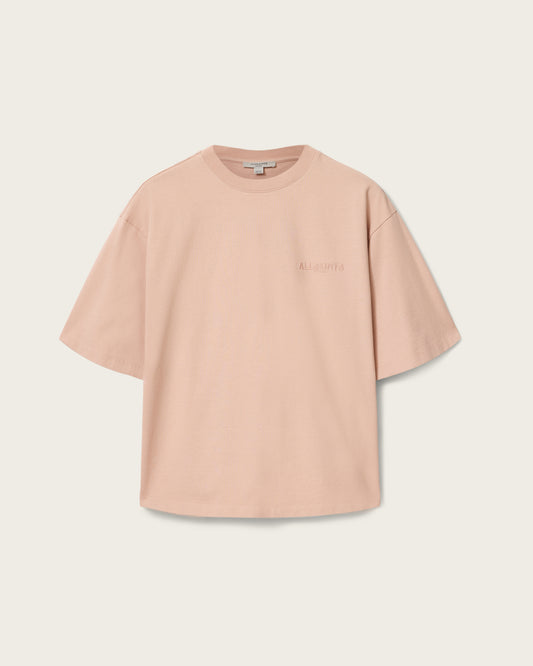 Wheat טי שירט קצרה לנשים Covenant Amelie Tee ALLSAINTS