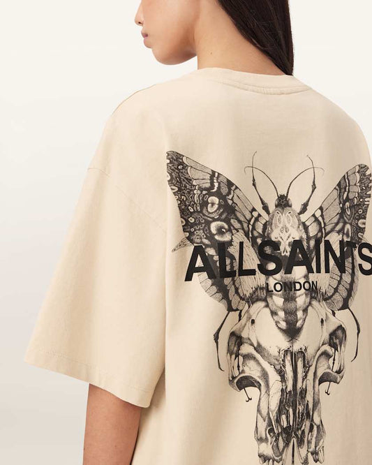 Seashell טי שירט קצרה לנשים Halis Amelie ALLSAINTS