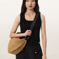Seashell תיק צד קש לנשים Luna ALLSAINTS