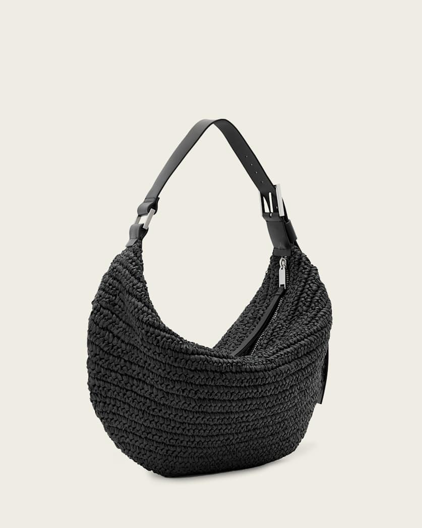 Lavender תיק צד קש לנשים Luna ALLSAINTS
