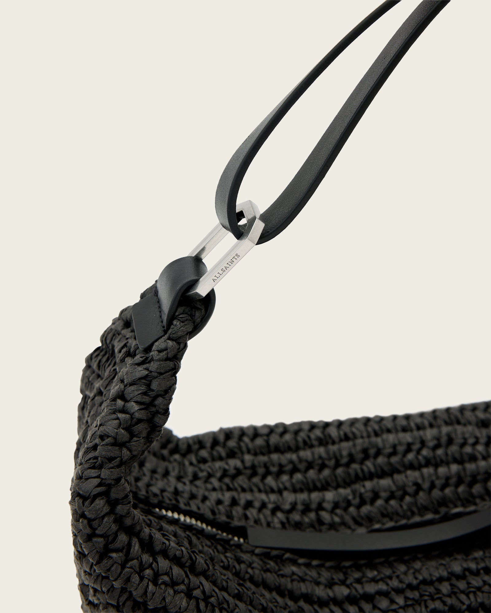 Lavender LUNA MICRO PAPER BAG תיק צד ALLSAINTS