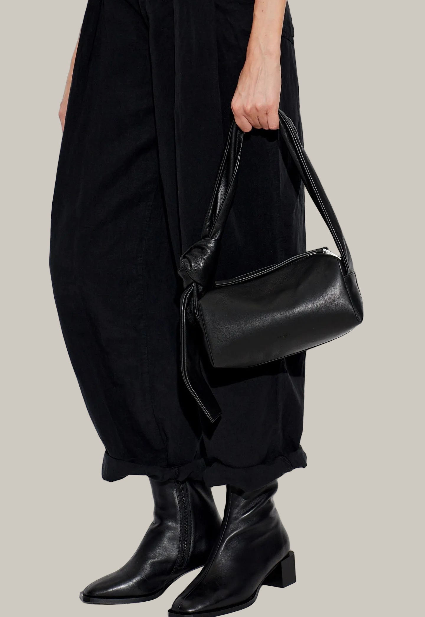 Black תיק צד מעור לנשים Effie ALLSAINTS