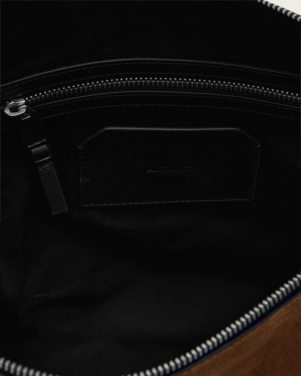 Black Alba suede תיק צד לנשים ALLSAINTS
