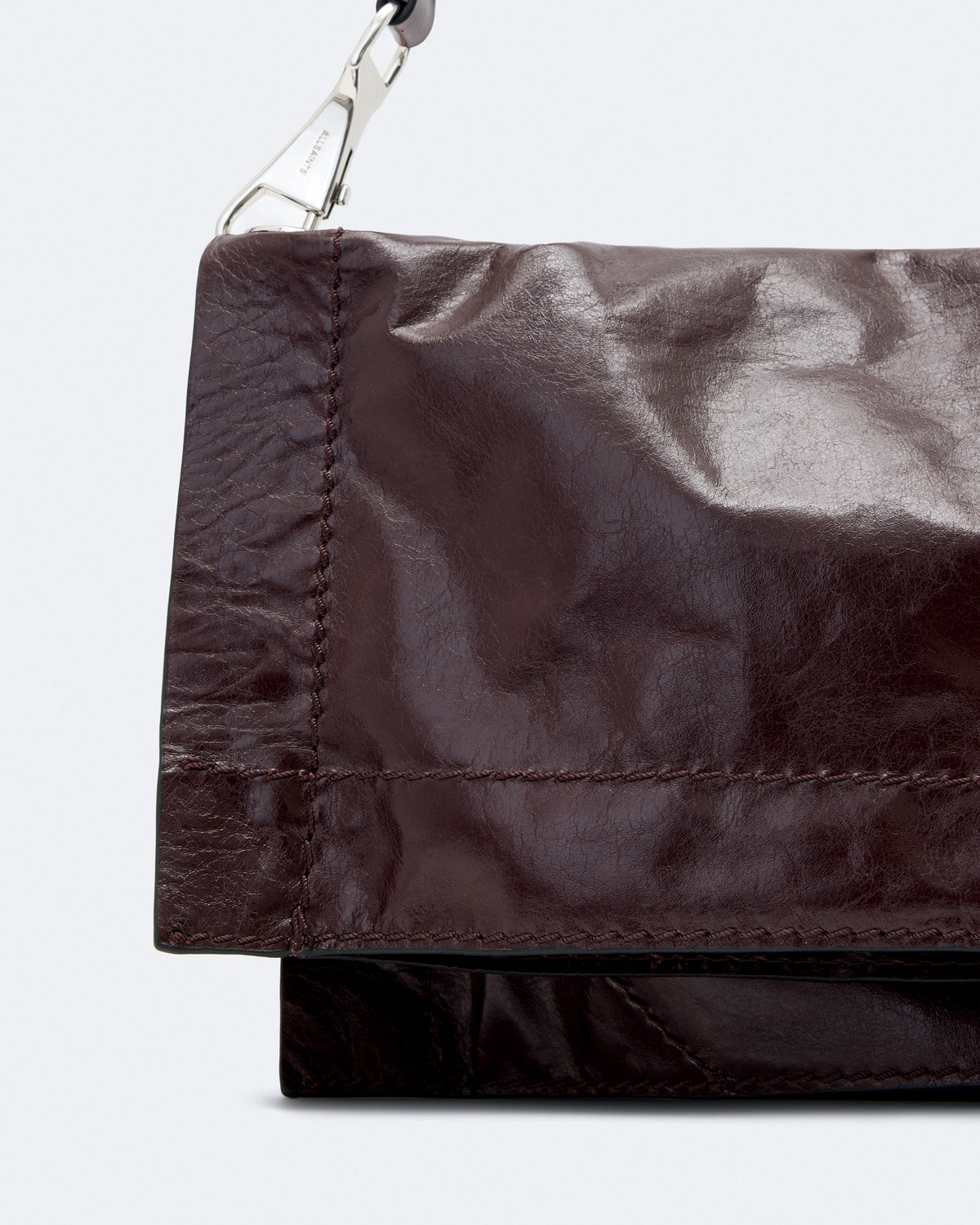 Dark Slate Gray Lutece shoulder bag תיק צד לנשים ALLSAINTS