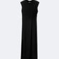Black Kayla merino dress שמלת מקסי לנשים ALLSAINTS