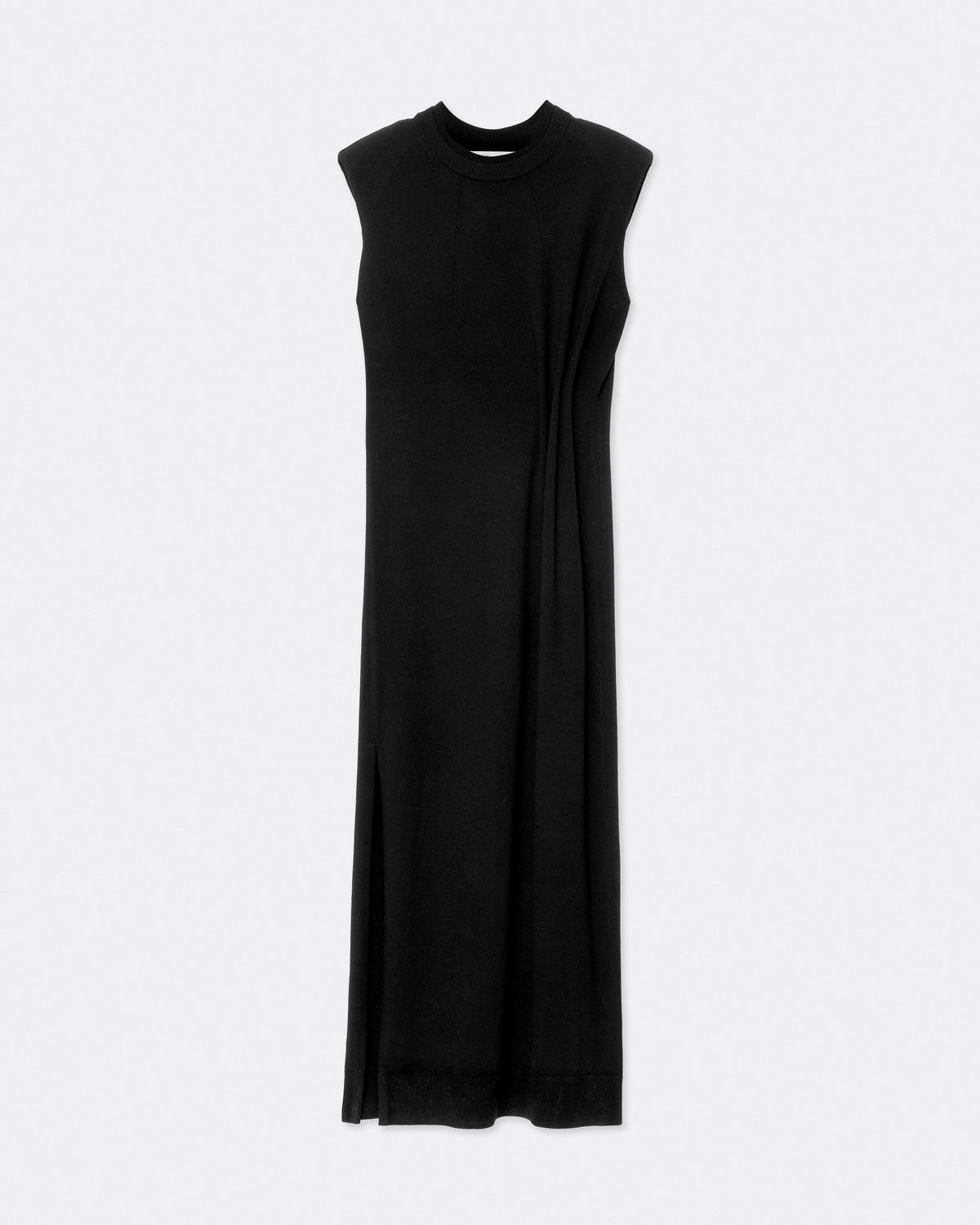 Black Kayla merino dress שמלת מקסי לנשים ALLSAINTS