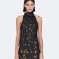 Dark Slate Gray שמלת מקסי בהדפס חיות לנשים Beril ALLSAINTS