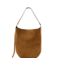 Black Esme suede hobo bag תיק צד לנשים ALLSAINTS