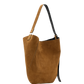 Black Esme suede hobo bag תיק צד לנשים ALLSAINTS