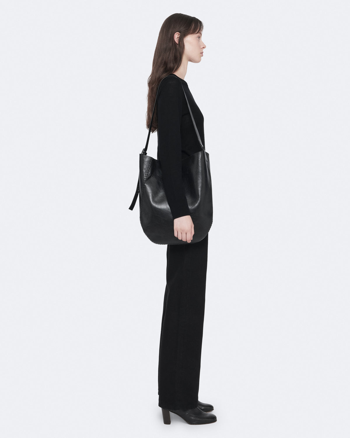 Black תיק צד מעור לנשים Esme ALLSAINTS