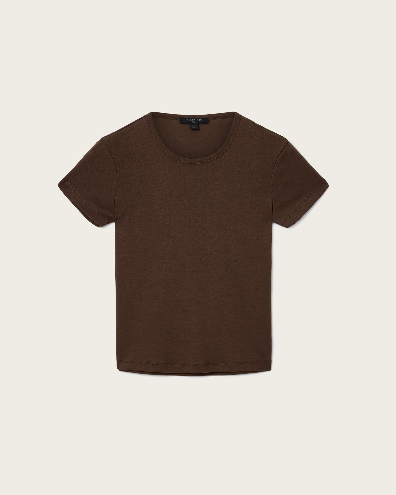 Dark Slate Gray טי שירט קצרה לנשים Stevie ALLSAINTS