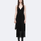 Black שמלת מידי לנשים Fawn ALLSAINTS