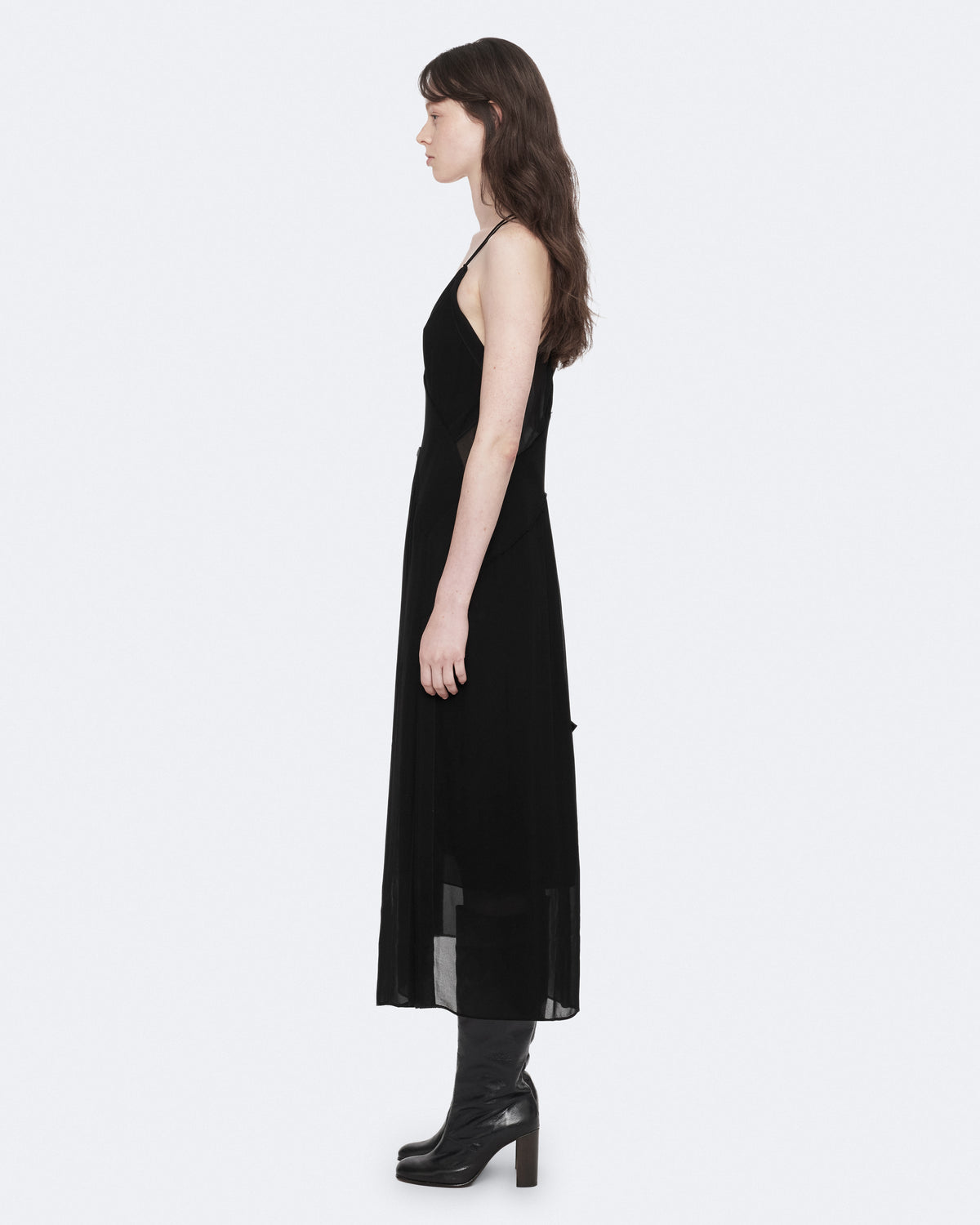 Black שמלת מידי לנשים Fawn ALLSAINTS