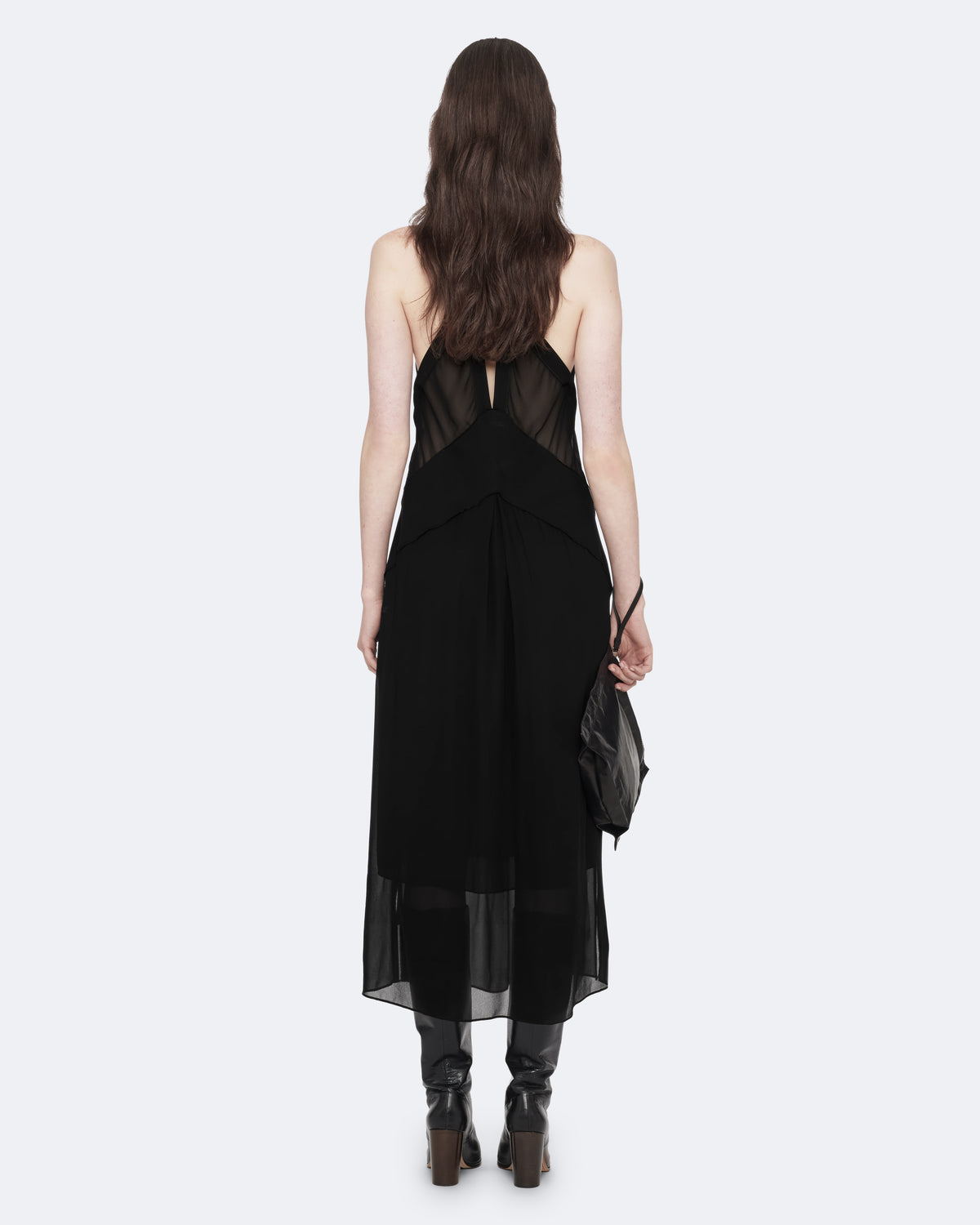 Black שמלת מידי לנשים Fawn ALLSAINTS