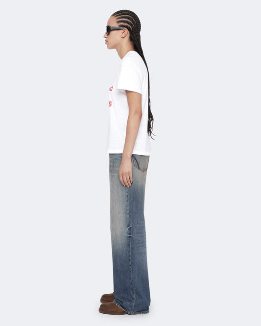 White Smoke טי שירט קצרה לנשים Chippy ALLSAINTS
