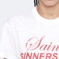 White Smoke טי שירט קצרה לנשים Chippy ALLSAINTS