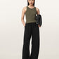 Black גופיה עם צווארון עגול לנשים Rina ALLSAINTS