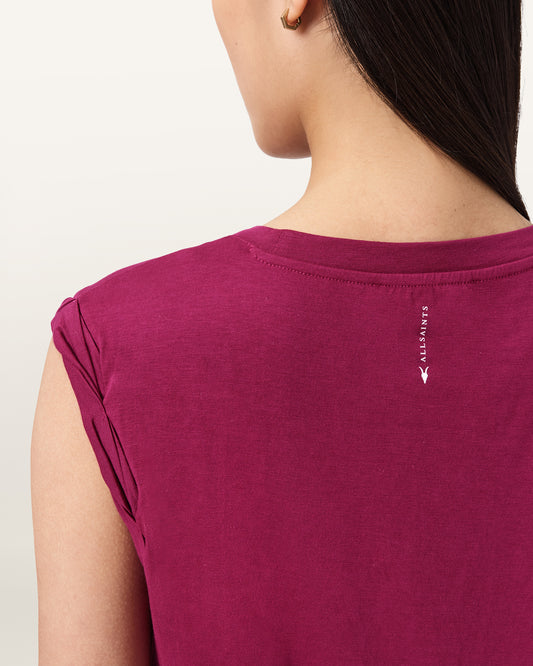 Brown חולצה קצרה לנשים West ALLSAINTS