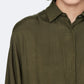 Dark Olive Green שמלת מיני לנשים Noora ALLSAINTS
