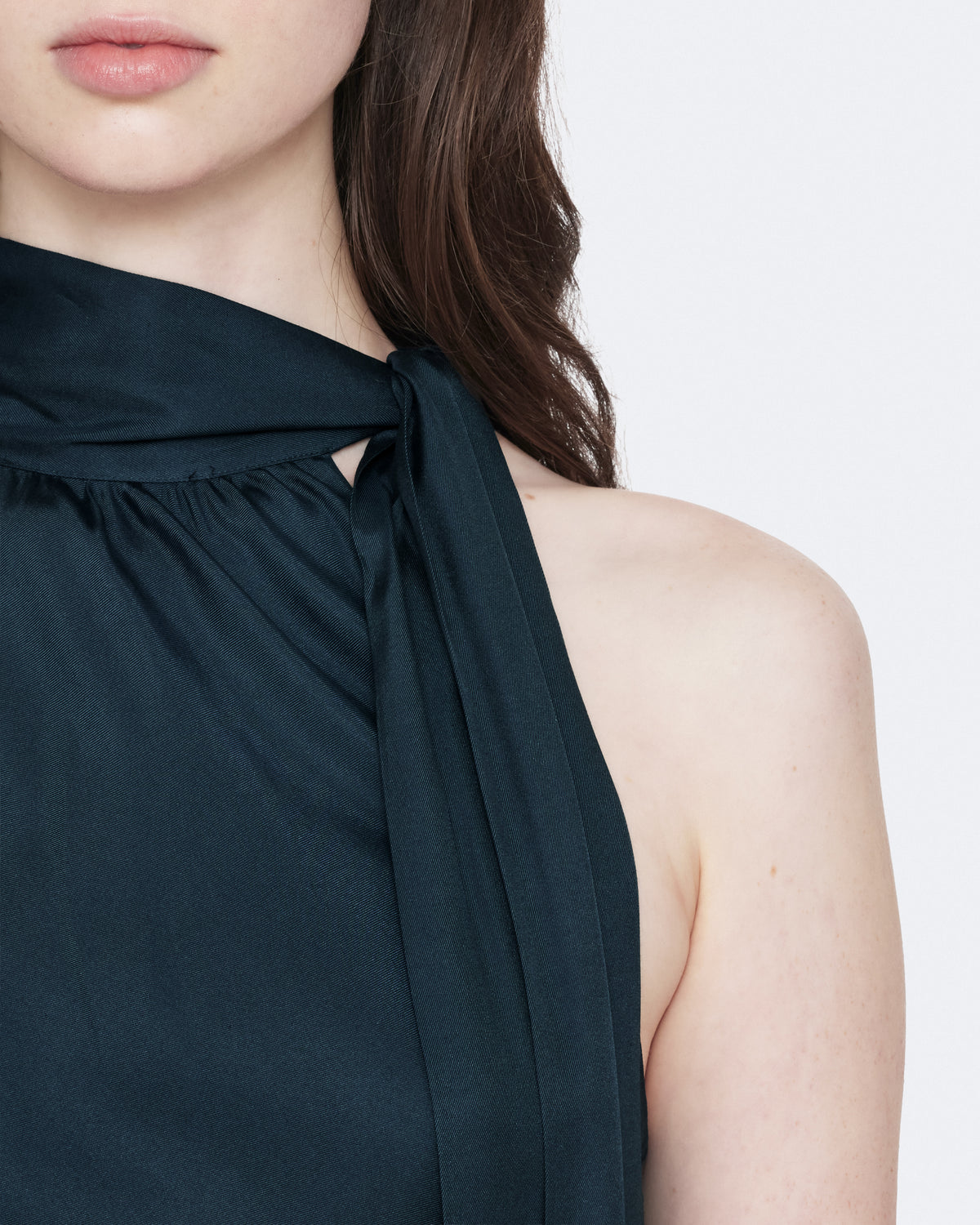 Dark Slate Gray שמלת מקסי לנשים Beril ALLSAINTS
