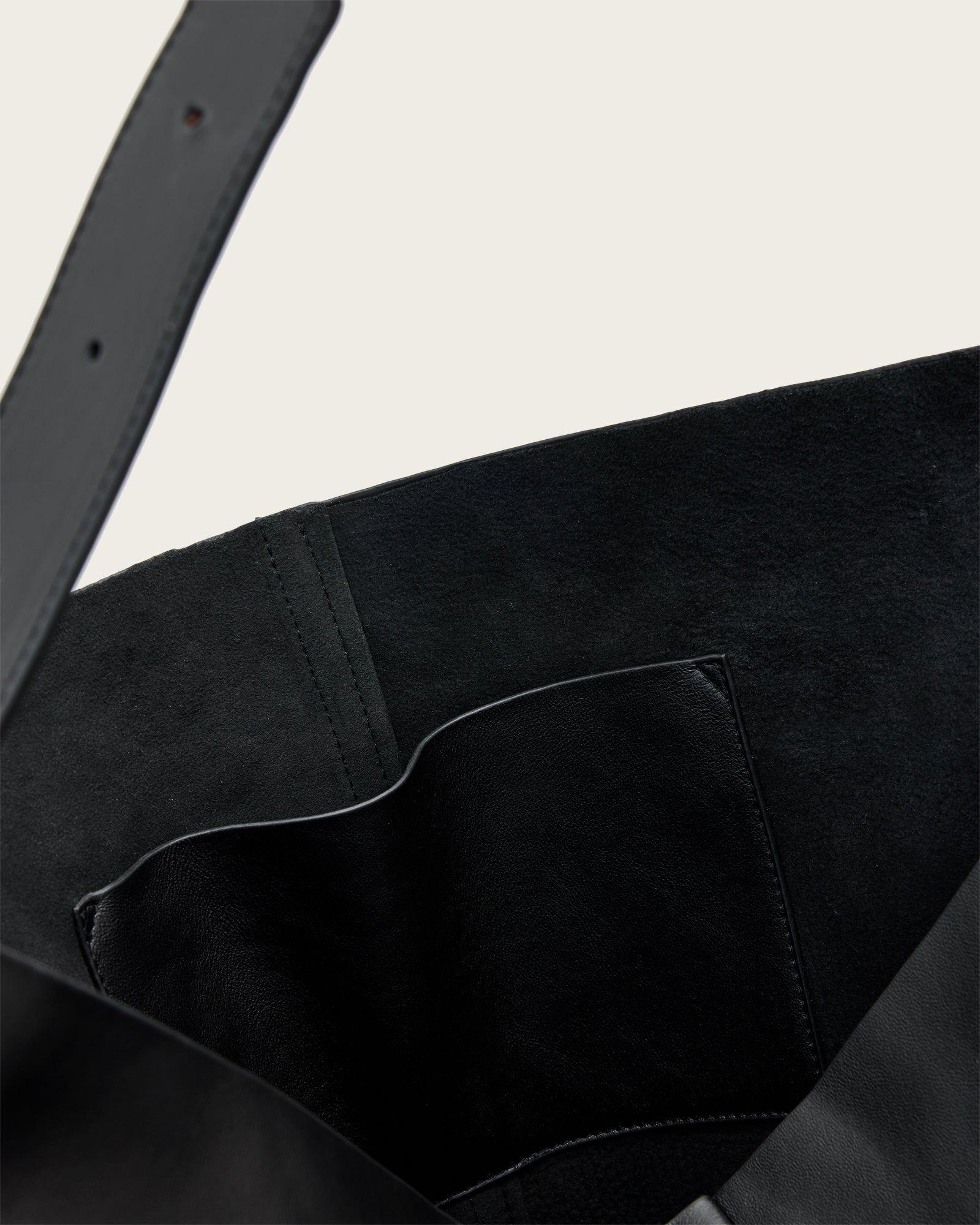 Black ASHA SHOULDER BAG תיק צד ALLSAINTS