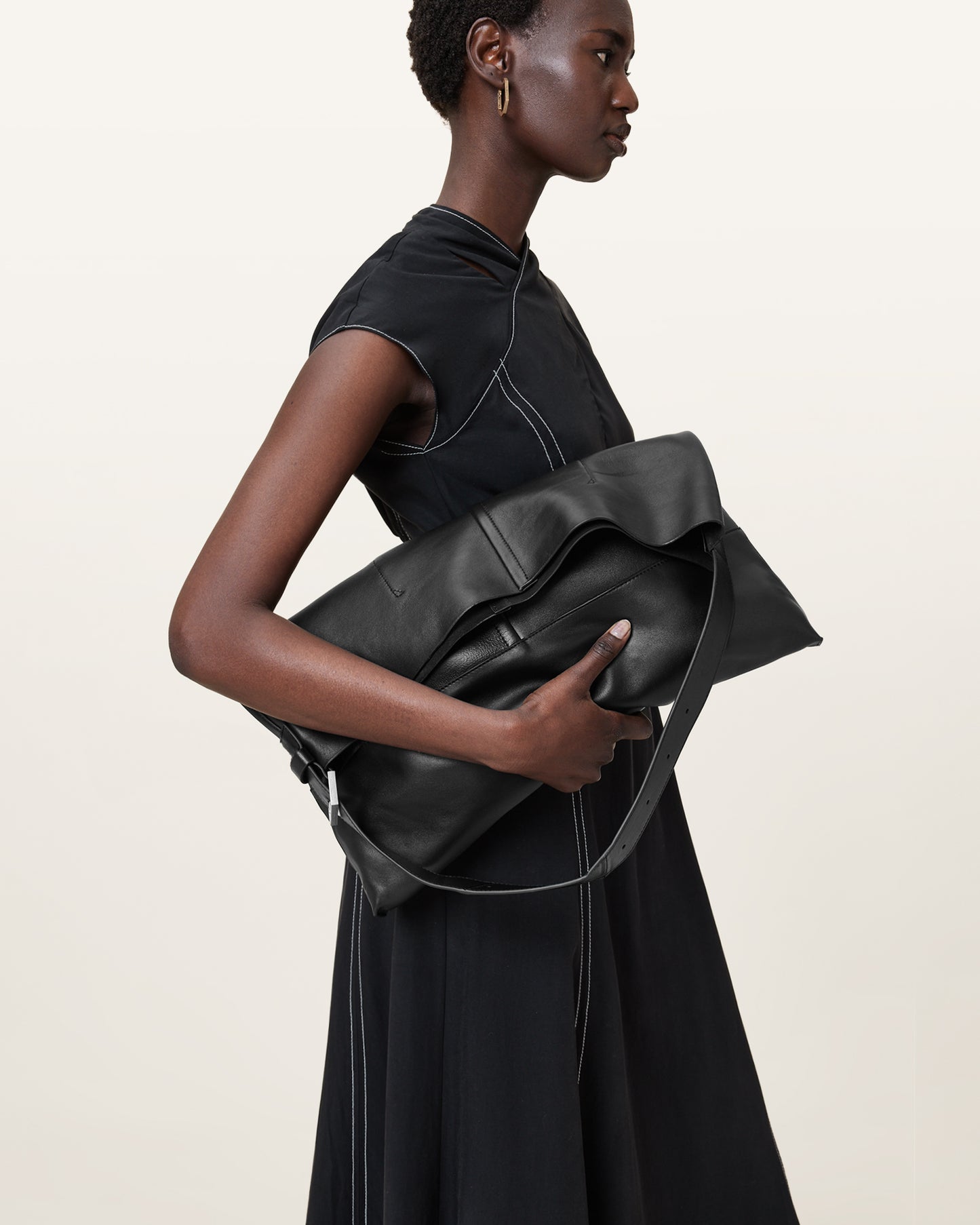 Seashell ASHA SHOULDER BAG תיק צד ALLSAINTS