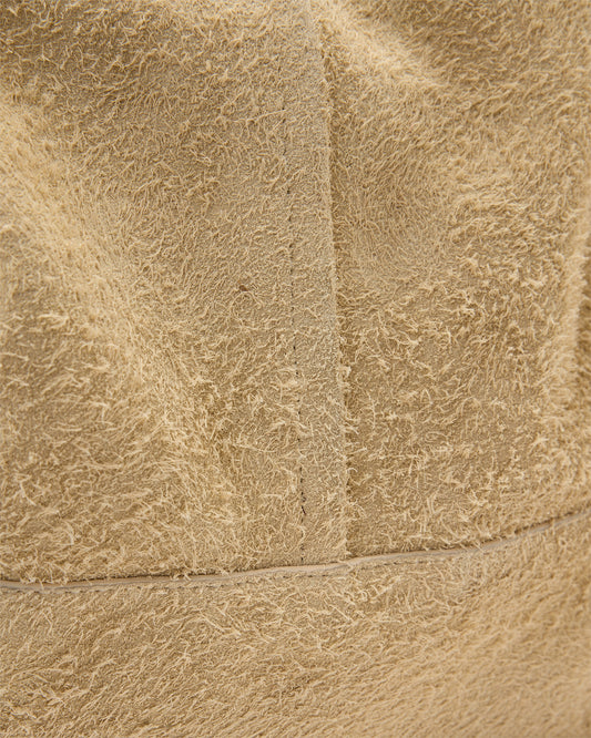 Dark Khaki ASHA SUEDE SHLDR BAG תיק צד ALLSAINTS