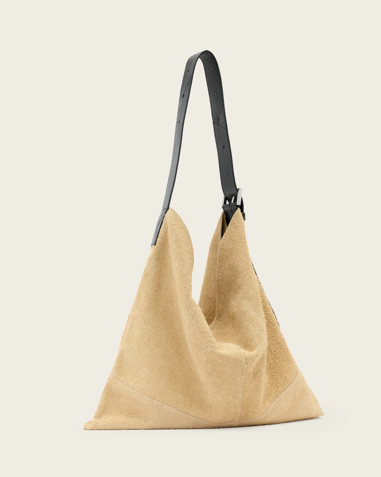 Lavender ASHA SUEDE SHLDR BAG תיק צד ALLSAINTS