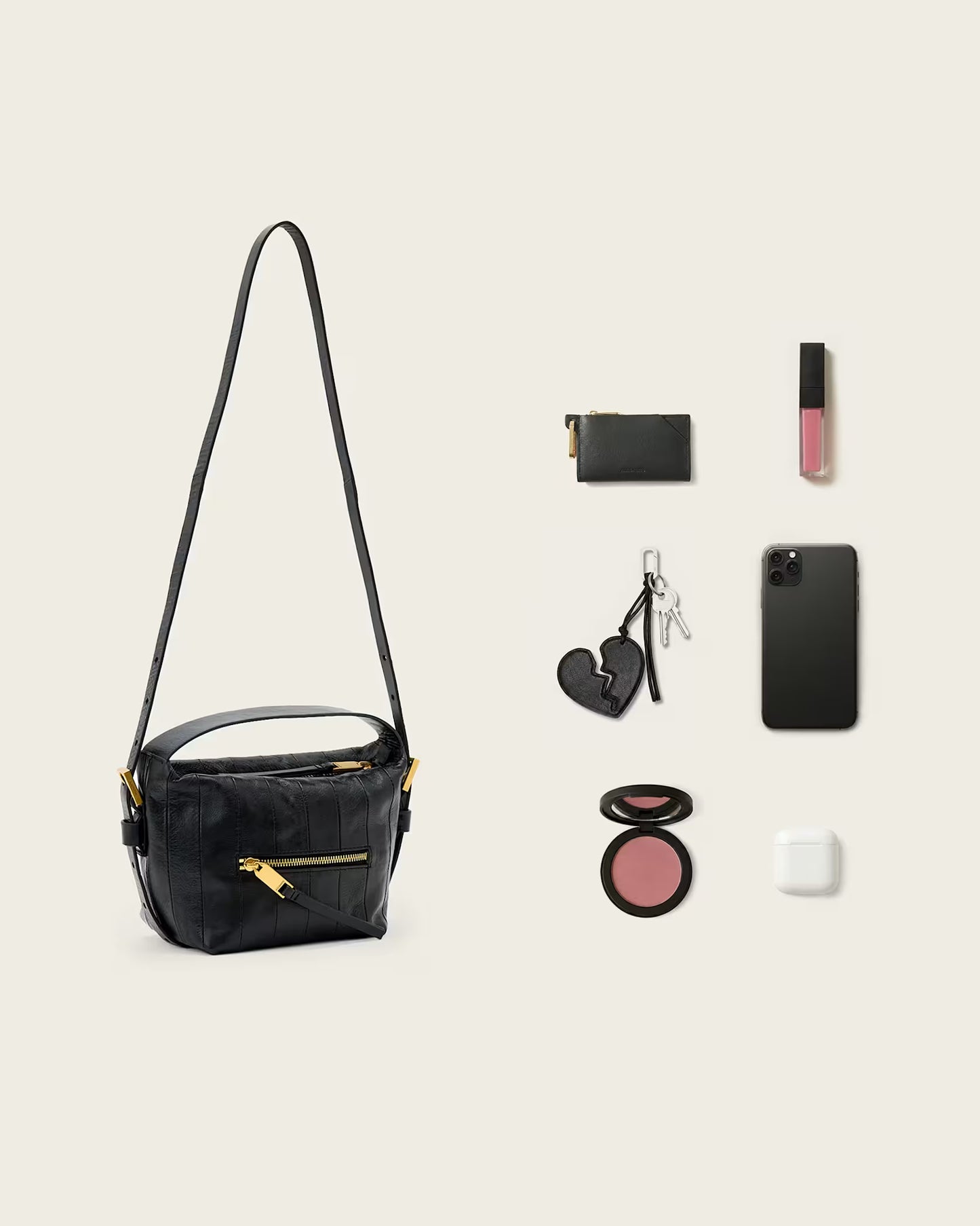 תיק צד לנשים Vega Leather Panel Grab