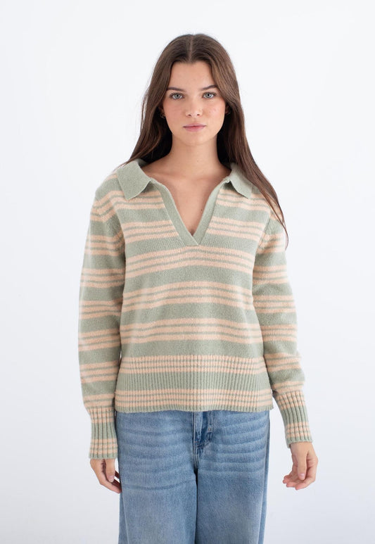 סוודר Polo Knit לנשים