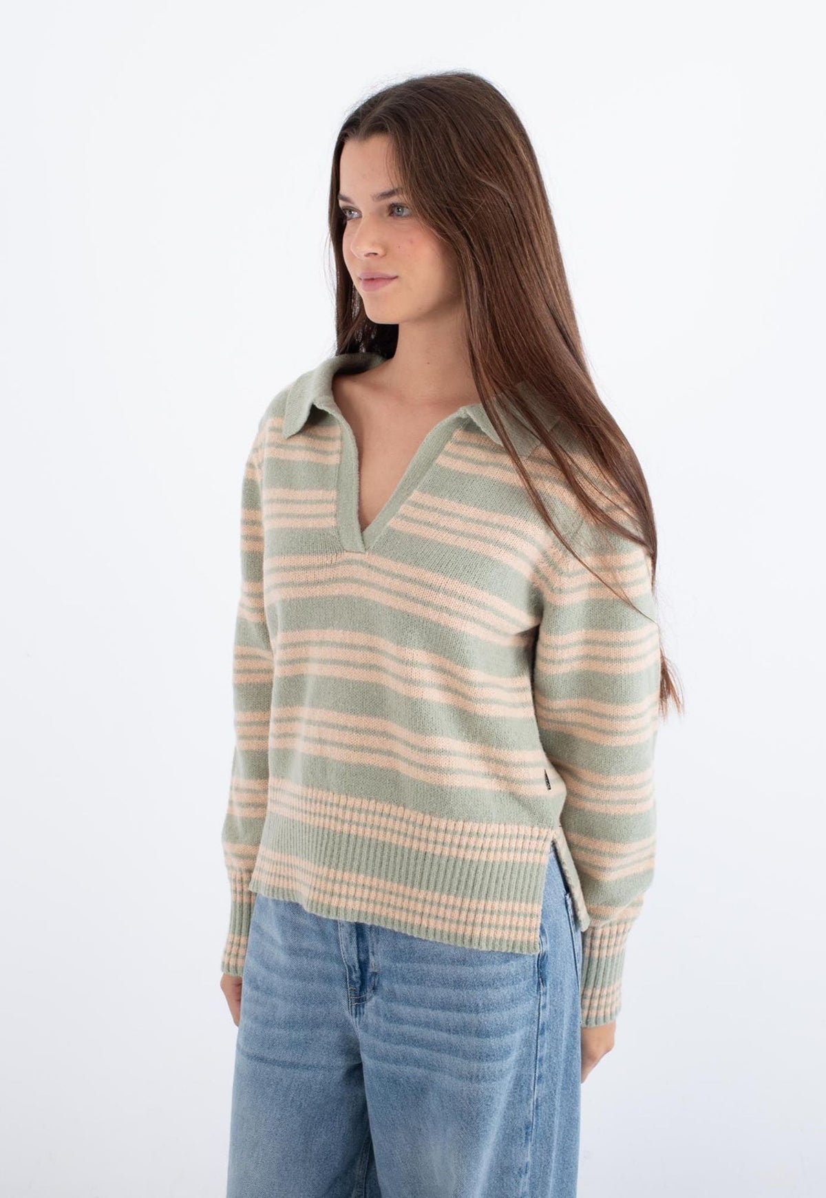 סוודר Polo Knit לנשים