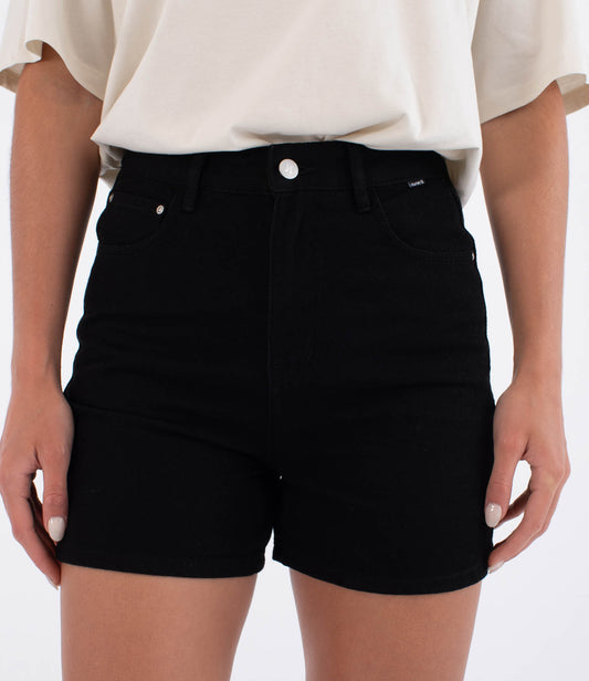 Black ברמודת ג׳ינס לנשים Carpenter Denim HURLEY