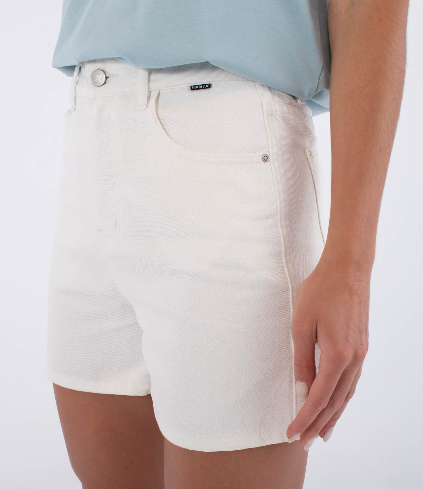 Light Gray ברמודת ג׳ינס לנשים Carpenter Denim HURLEY