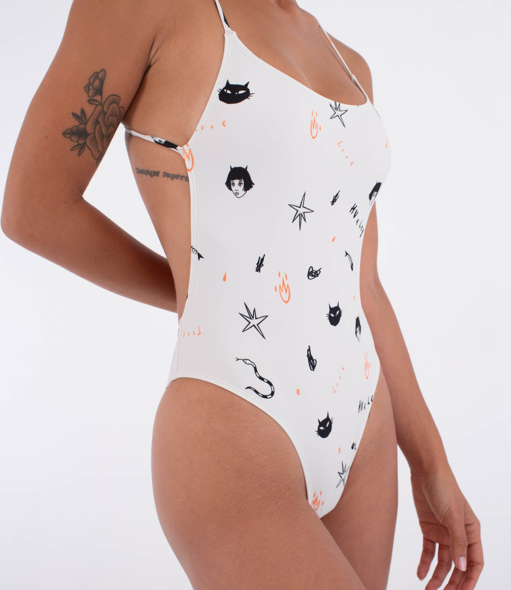 Lavender בגד ים שלם לנשים Urban Tide Urban One Piece HURLEY