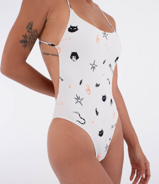 Lavender בגד ים שלם לנשים Urban Tide Urban One Piece HURLEY