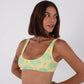 Light Gray בגד ים חלק עליון לנשים Macadamia Swim Top HURLEY