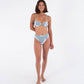 White Smoke בגד ים חלק עליון לנשים Swimwear Top HURLEY