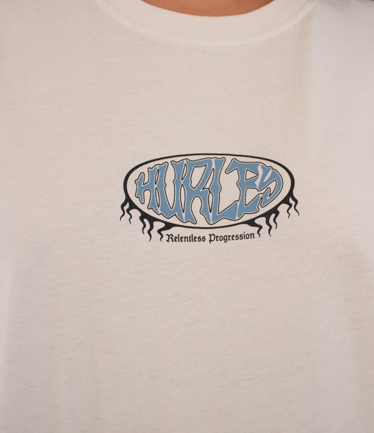 Gray טי שירט קצרה לנשים Urban Tide Hurley HURLEY