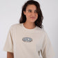 Light Gray טי שירט קצרה לנשים Urban Tide Hurley HURLEY