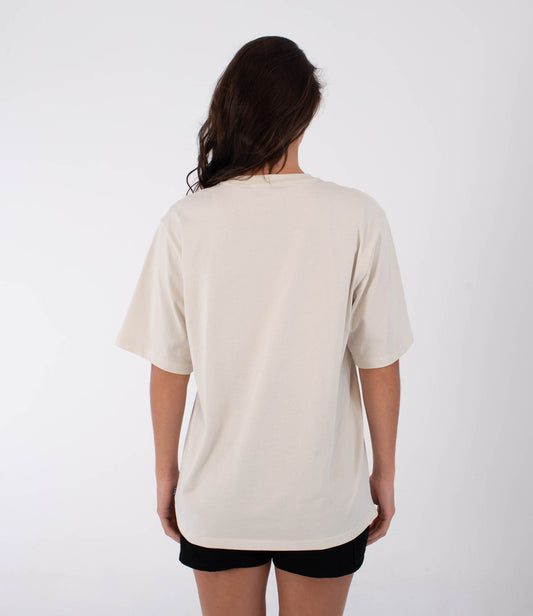 Light Gray טי שירט קצרה לנשים Urban Tide Hurley HURLEY