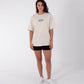 Gray טי שירט קצרה לנשים Urban Tide Hurley HURLEY
