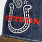 Dark Slate Gray כובע מצחיה לגברים / נשים Western Denim STETSON‎
