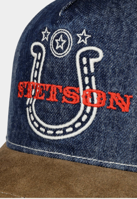 Dark Slate Gray כובע מצחיה לגברים / נשים Western Denim STETSON‎