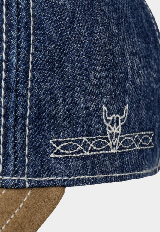 Dark Slate Gray כובע מצחיה לגברים / נשים Western Denim STETSON‎