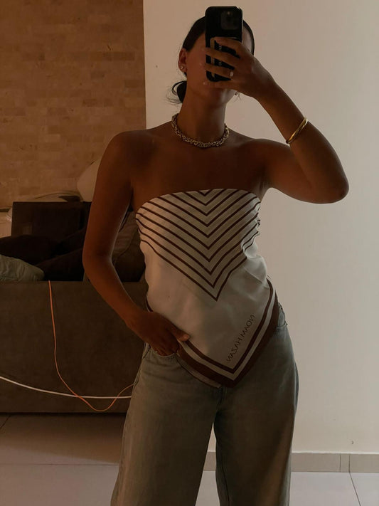 Dark Slate Gray מטפחת נועם חזן NOAM HAZAN